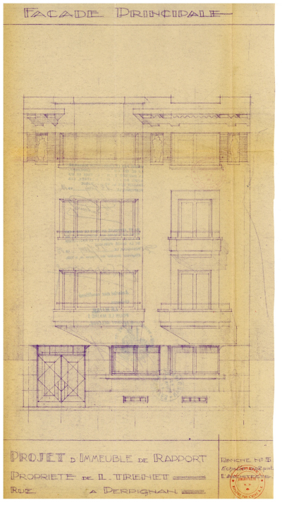 Immeuble de rapport et dernier cabinet d'architecture de Louis Trenet