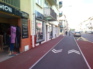 Création d'une piste cyclable