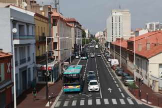 Vue sur l'avenue Maréchal Joffre