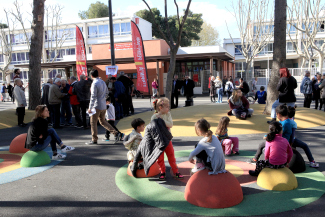 Inauguration du parvis