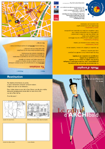 Le Rallye d'ARCHIBAL - 12/16 ans