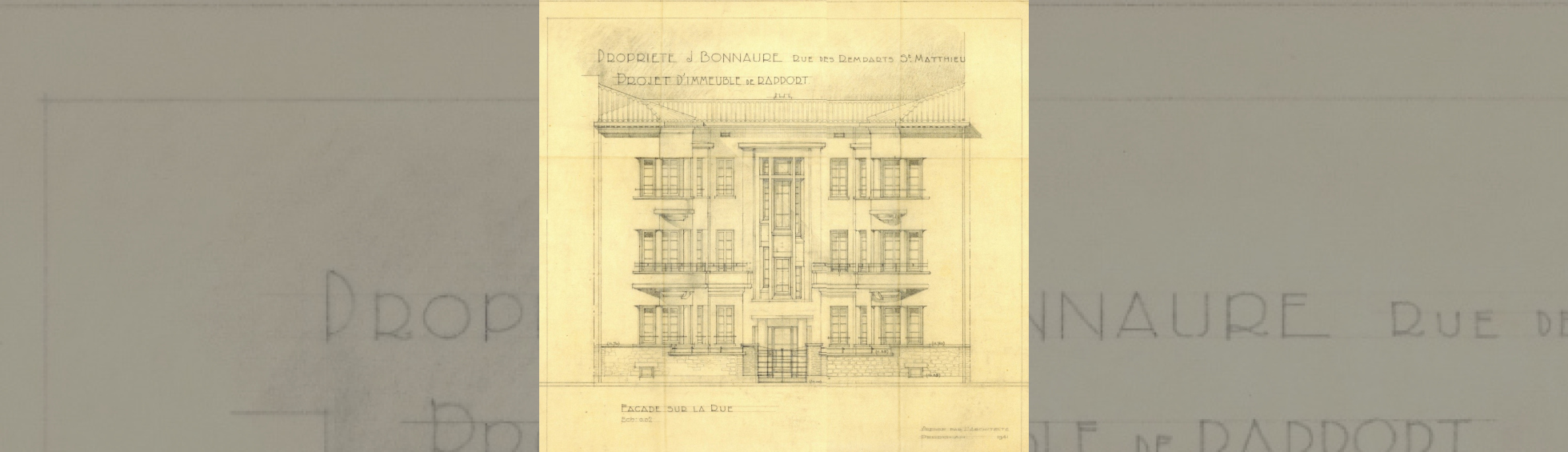 Immeuble de rapport Bonnaure