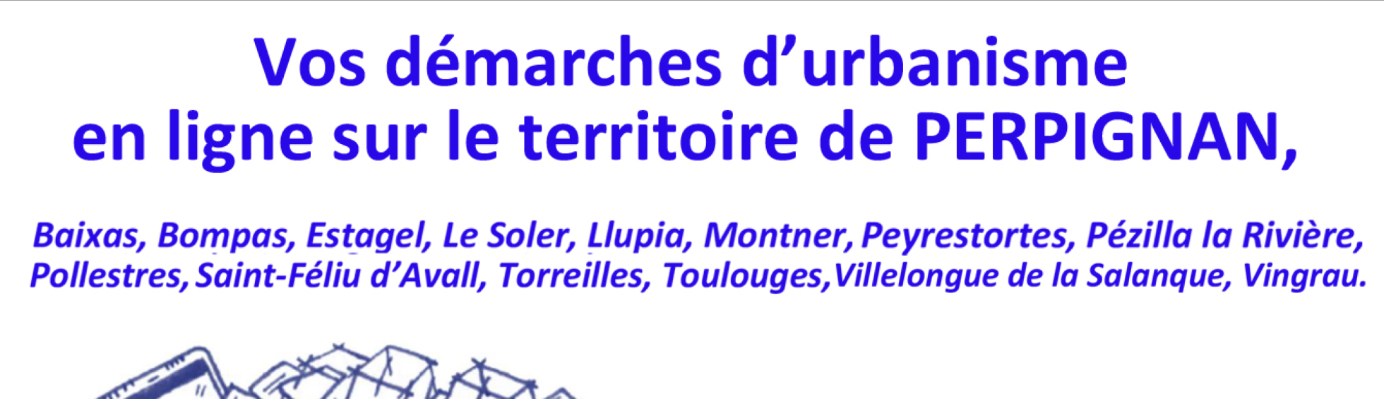 Vos démarches d'urbanisme en ligne