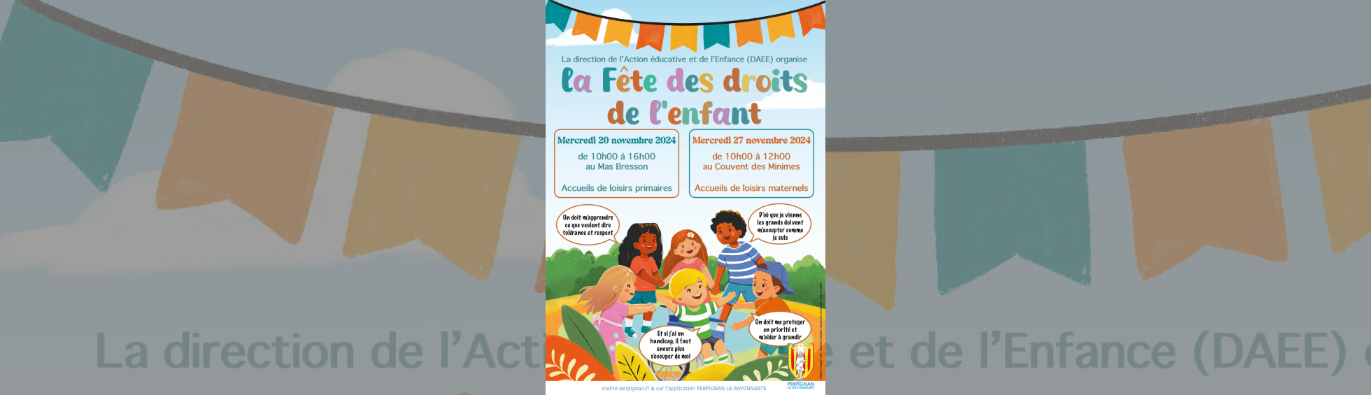 Photo N°1 : FÊTE DES DROITS DE L'ENFANT