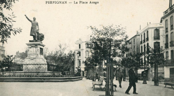 La statue à son emplacement initial